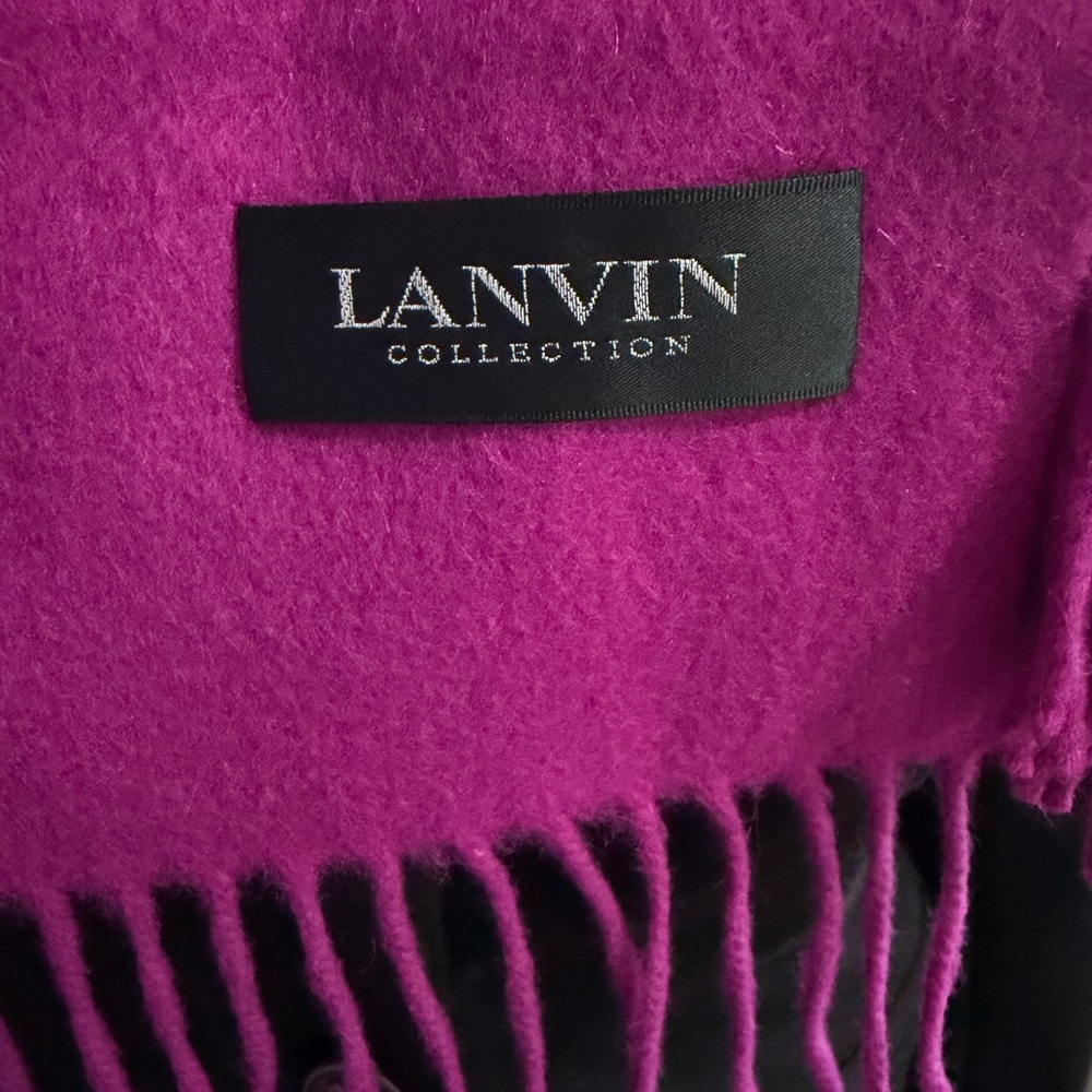 Lanvin Vibrant Pink Scarf - Chic Women's scarf - Picture 2 of 4